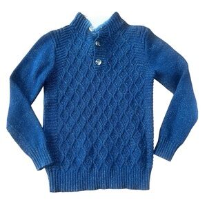 Cat & Jack Navy Cable Knit Sweater